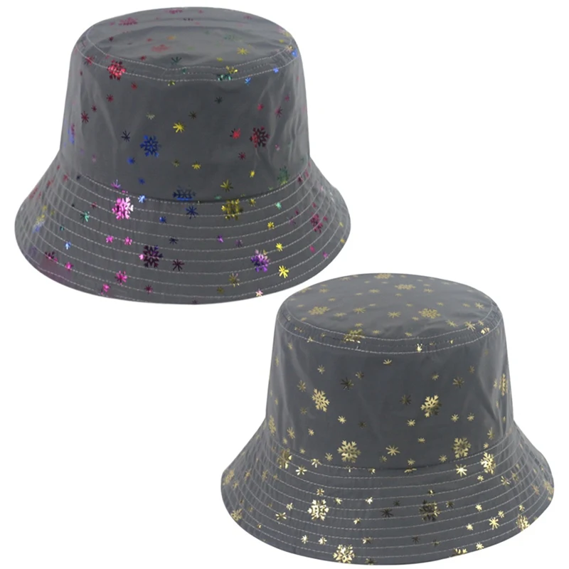 2020 New Ladies Fashion Creative Unisex Reflective Bucket Hat Snowflake Sequins Luminous Fisherman Cap
2020 New Ladies Fashion Creative Unisex Reflective Bucket Hat Snowflake Sequins Luminous Fisherman Cap