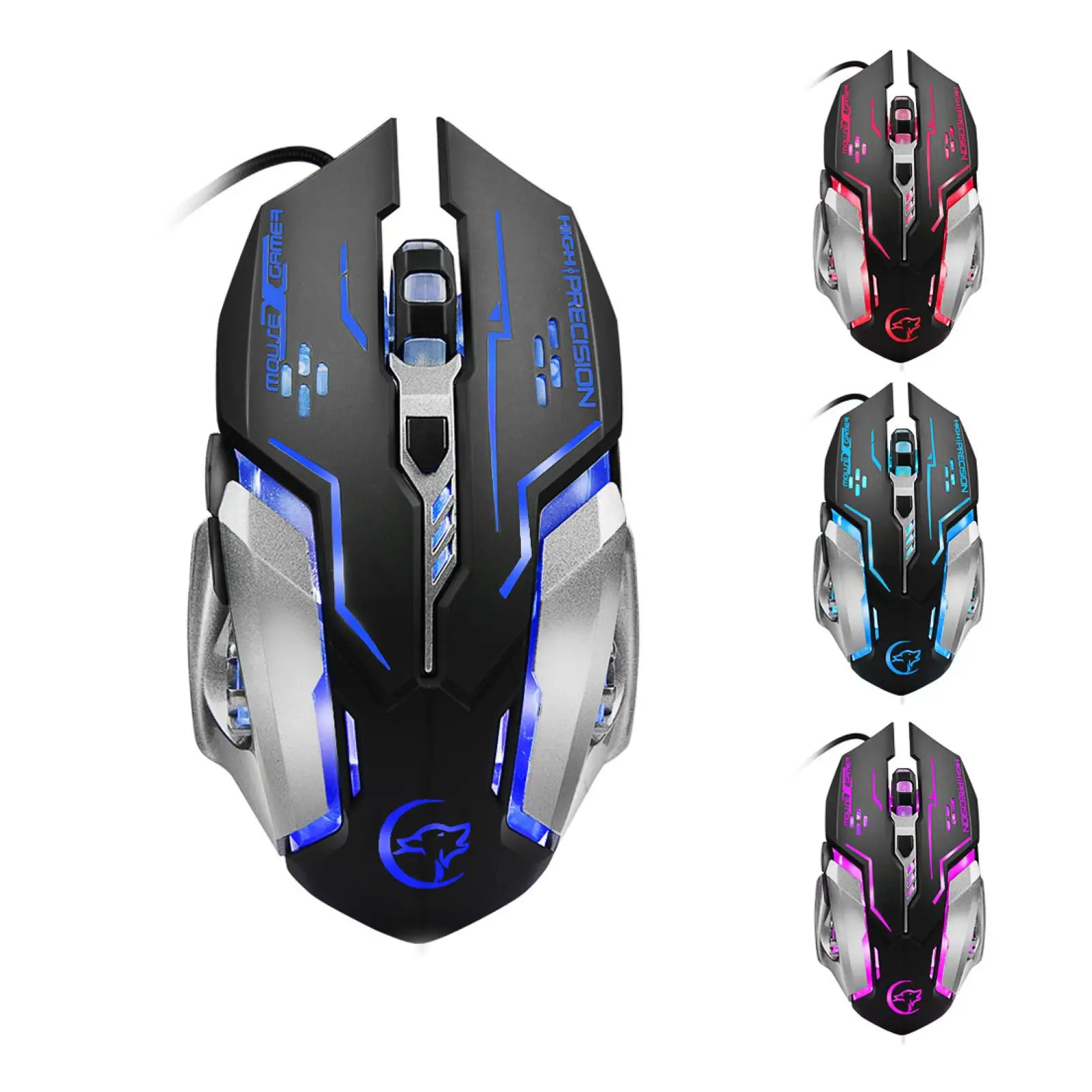 2020 new High quality YWYT G815 6 Buttons Colorful Lights USB Wired Gaming Office Mouse For PUBG CS LOL PC Accessory
2020 new High quality YWYT G815 6 Buttons Colorful Lights USB Wired Gaming Office Mouse For PUBG CS LOL PC Accessory