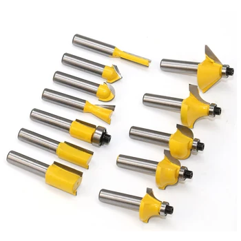 12pcs Milling Cutter Router Bit Set 8mm Shank Mill Woodworking Wood Cutters Tool for Floor Handmade Engraving Cutting
12pcs Milling Cutter Router Bit Set 8mm Shank Mill Woodworking Wood Cutters Tool for Floor Handmade Engraving Cutting
