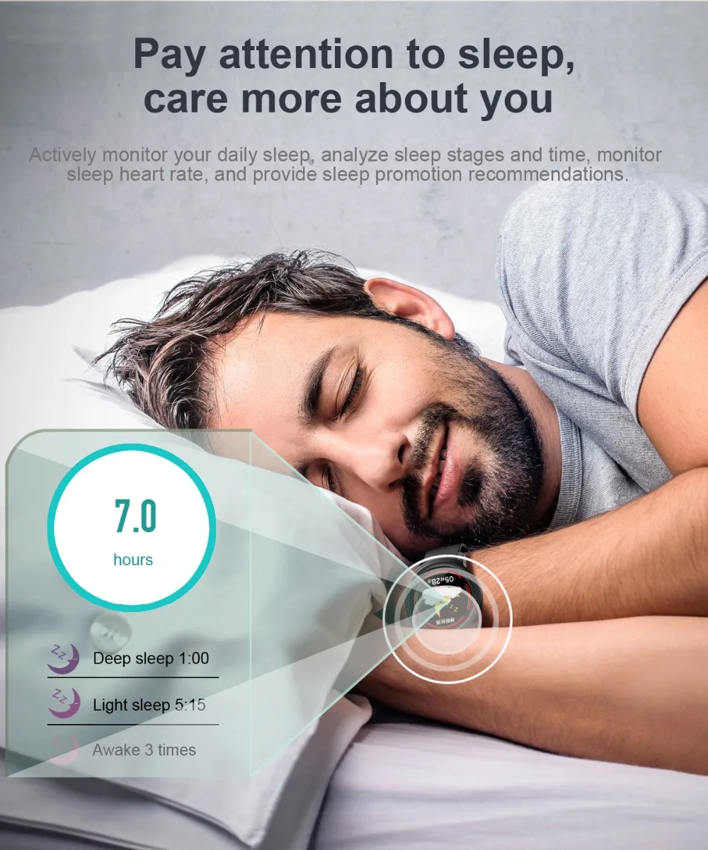 Men Smart Watch Women IP67 Waterproof Heart Rate Monitor Wristwatch Sport Pedometer Fitness Tracker Smartwatch for Android IOS   (15)