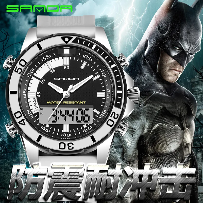 New S Brand Shock Men Sports Watches Big Dial Quartz Digital Watch For Men Luxury Brand LED Military Waterproof Men Wristwatches
New S Brand Shock Men Sports Watches Big Dial Quartz Digital Watch For Men Luxury Brand LED Military Waterproof Men Wristwatches