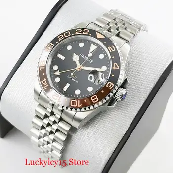 PARNIS Luxury Men Gift Wristwatch Date Window Sapphire Glass 40mm Silver Color Watch GMT Function Mental Bracelet
PARNIS Luxury Men Gift Wristwatch Date Window Sapphire Glass 40mm Silver Color Watch GMT Function Mental Bracelet
