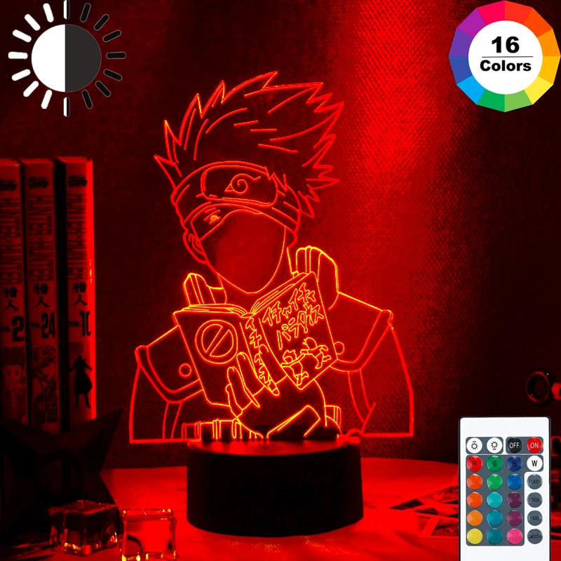 Naruto Kakashi Led 3d Night Light Japanese Anime Hatake Icha Icha Paradaisu Figure Nightlight for Child Bedroom Decor Desk Lamp
Naruto Kakashi Led 3d Night Light Japanese Anime Hatake Icha Icha Paradaisu Figure Nightlight for Child Bedroom Decor Desk Lamp
