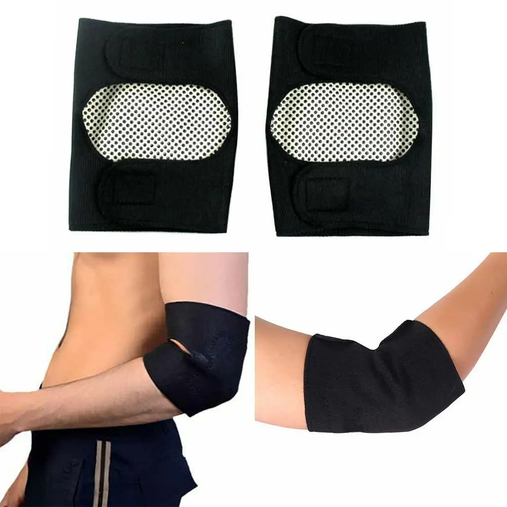 

1 Pair Elbow Pads Self-heating Brace Belt Arthritis Protector Arm Pad Gym Health Care Warm Elastic Elbow Pads