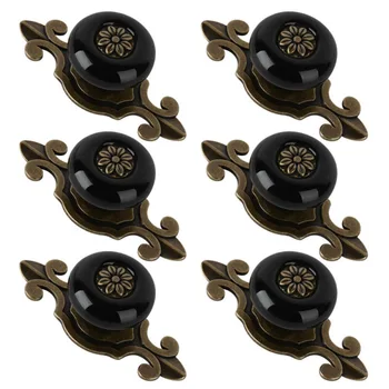 Fashion 6PCS Vintage Ceramic Cabinet Dresser Knobs Cupboard Door Drawer Wardrobe Pull Handle House Decorating Zinc Alloy Base
Fashion 6PCS Vintage Ceramic Cabinet Dresser Knobs Cupboard Door Drawer Wardrobe Pull Handle House Decorating Zinc Alloy Base