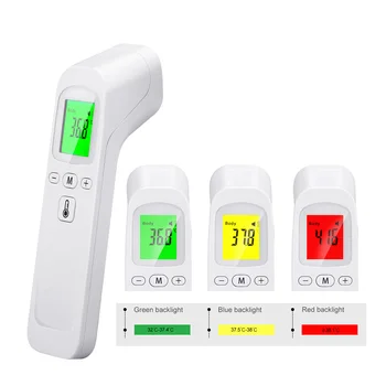 Non-contact IR Thermometer °C/°F Body/Object Mode Voice on/off Alarm Value/Compensation Setting 32 Memory Groups Tricolor Backli
Non-contact IR Thermometer °C/°F Body/Object Mode Voice on/off Alarm Value/Compensation Setting 32 Memory Groups Tricolor Backli