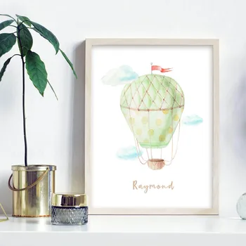 Hot Air Balloon Personalized Name Nursery Decor Poster Wall Art Canvas Painting Print Pictures New Baby Kids Bedroom Home Decor
Hot Air Balloon Personalized Name Nursery Decor Poster Wall Art Canvas Painting Print Pictures New Baby Kids Bedroom Home Decor