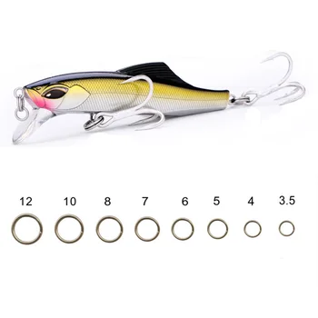 50pcs Heavy Duty Stainless Steel Fishing Split Rings for Blank Fishing Lures Crank Bait Hard Bait Fishing Tackle Lure Tools
50pcs Heavy Duty Stainless Steel Fishing Split Rings for Blank Fishing Lures Crank Bait Hard Bait Fishing Tackle Lure Tools