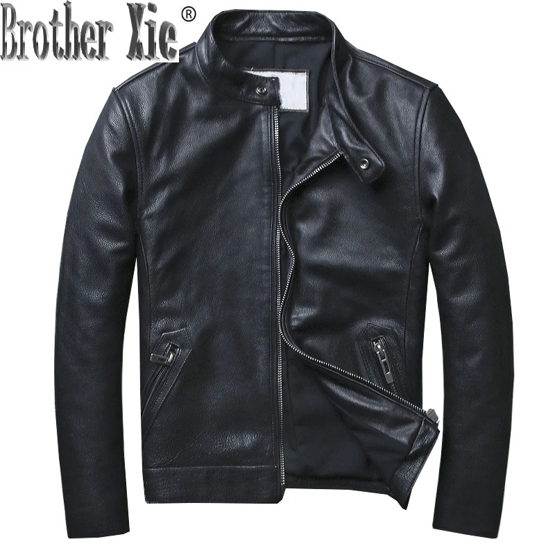 Genuine Leather Jacket Men Cowhide Locomotive Motorcycle Jacket Man Spring Short Real Cow Leather Coats Men 681 KJ1440
Genuine Leather Jacket Men Cowhide Locomotive Motorcycle Jacket Man Spring Short Real Cow Leather Coats Men 681 KJ1440