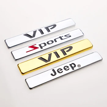 3D VIP SPORTS Metal Sticker Car Fender Emblem Badge For Jeep Wrangler Grand Cherokee Copass Trail Hawk Rubicon Accessorie
3D VIP SPORTS Metal Sticker Car Fender Emblem Badge For Jeep Wrangler Grand Cherokee Copass Trail Hawk Rubicon Accessorie