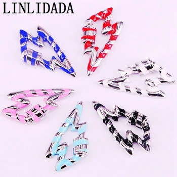 5Pcs,20x32mm Lightning Shaped Lock Clasp,Colorful Enamel Connector Clasp,For Bracelet/Necklace Making Jewelry
5Pcs,20x32mm Lightning Shaped Lock Clasp,Colorful Enamel Connector Clasp,For Bracelet/Necklace Making Jewelry