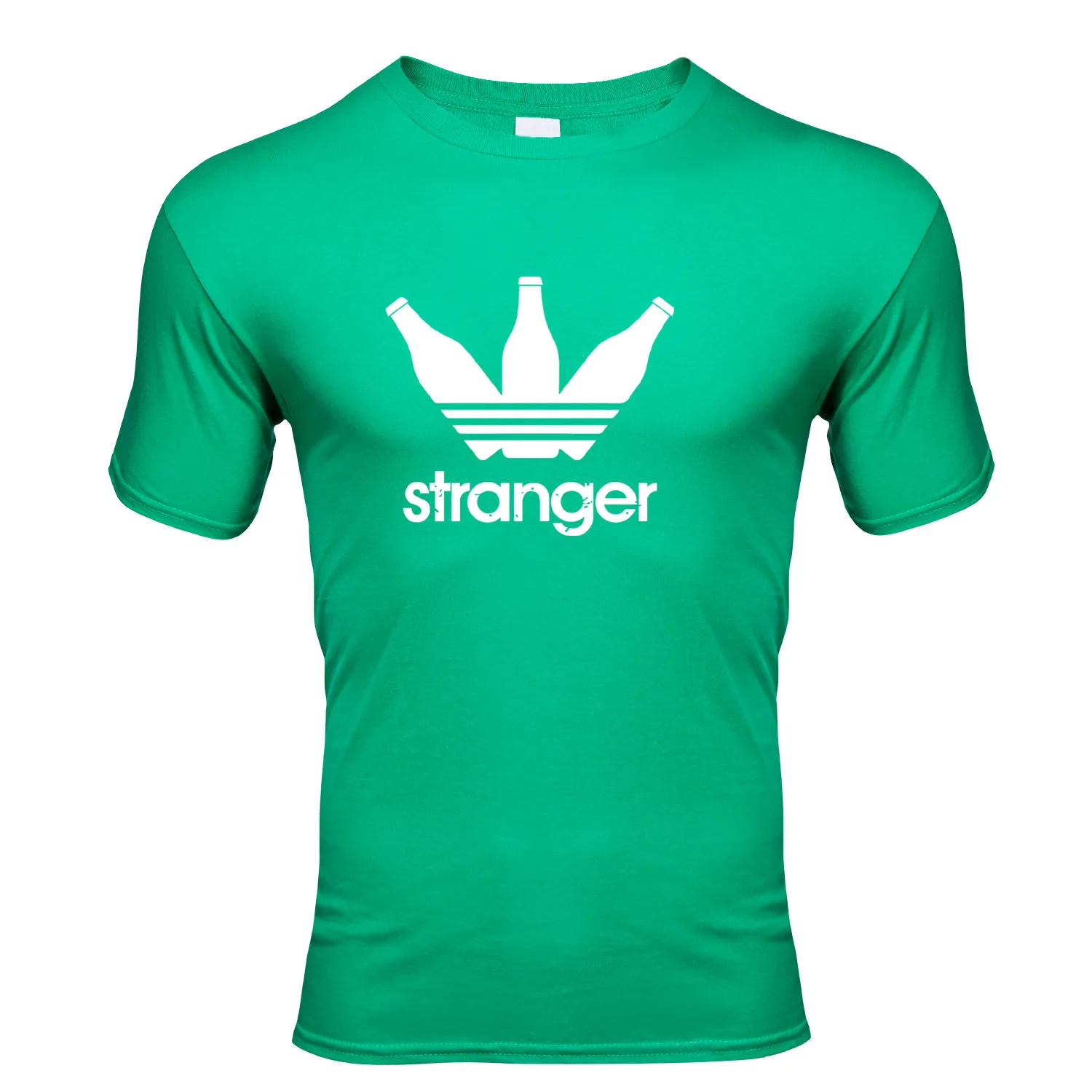 2020 New Summer Men's Fashion T-Shirt Printed TheBottle T-Shirt O-Neck Short-Sleeved and Style T-Shirt 95% Cotton Sport