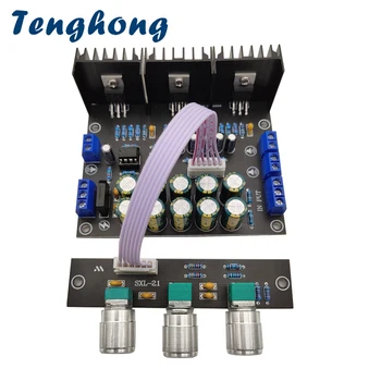 Tenghong TDA2030A Subwoofer Amplifier Audio Board 15W*3 2.1 Channel Power Amplifier Board For Home Sound Theater Amplificador
Tenghong TDA2030A Subwoofer Amplifier Audio Board 15W*3 2.1 Channel Power Amplifier Board For Home Sound Theater Amplificador