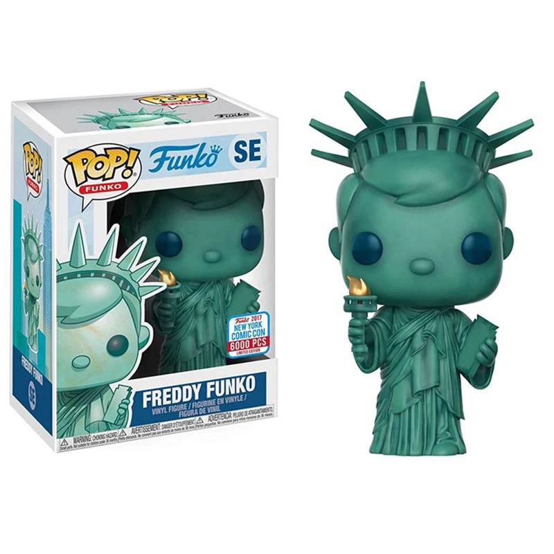 FUNKO POP Vinyl Figure Limited Edition SE# FREDDY FUNKO Statue of Liberty Action Figure Model Vinyl Doll Toys Gifts for Kids
FUNKO POP Vinyl Figure Limited Edition SE# FREDDY FUNKO Statue of Liberty Action Figure Model Vinyl Doll Toys Gifts for Kids