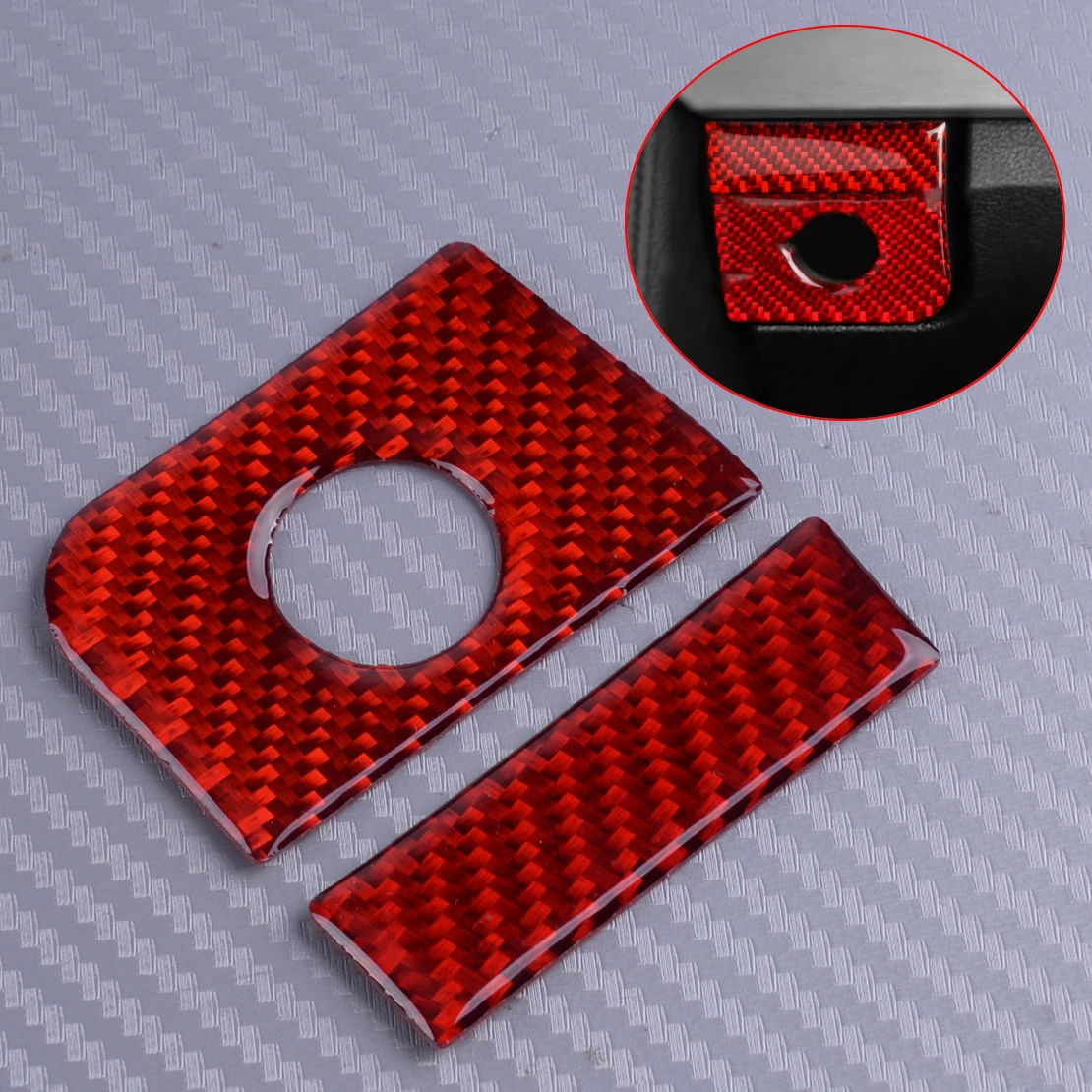 DWCX Epoxy Carbon Fiber Red Style Co-pilot Storage Box Decor Cover Trim Moulding Fit for Ford Mustang 2015 2016 2017 2018 2019
DWCX Epoxy Carbon Fiber Red Style Co-pilot Storage Box Decor Cover Trim Moulding Fit for Ford Mustang 2015 2016 2017 2018 2019