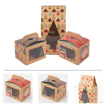 15Pcs Christmas Gift Box with Window Creative Novel Treat Box Kraft Paper Box Candy Box Party Supplies
15Pcs Christmas Gift Box with Window Creative Novel Treat Box Kraft Paper Box Candy Box Party Supplies
