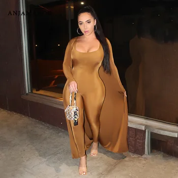 ANJAMANOR Sexy 2 Piece Sets Womens Outfits Fall Winter 2020 Backless Bodycon Jumpsuit and Long Sleeve Cardigan D37-DH41
ANJAMANOR Sexy 2 Piece Sets Womens Outfits Fall Winter 2020 Backless Bodycon Jumpsuit and Long Sleeve Cardigan D37-DH41