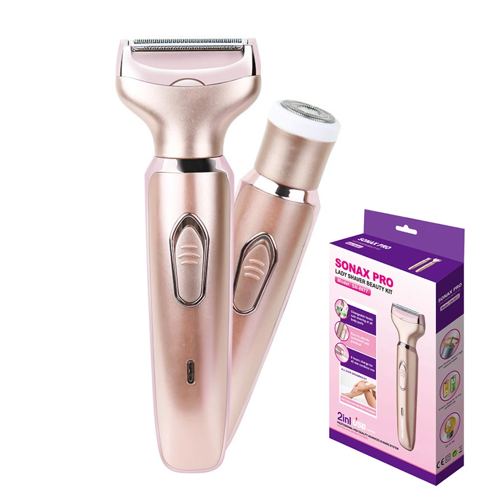 2 In 1 Electric Epilator Women Painless Hair Removal Shaving Machine USB Rechargable Female for Face Bikini Body Leg Depilatory
2 In 1 Electric Epilator Women Painless Hair Removal Shaving Machine USB Rechargable Female for Face Bikini Body Leg Depilatory