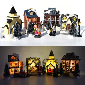 10PCS Small House Decor Christmas Ornaments Santa Claus Suits KId Gift Shining Cute Cabin Christmas Decor 2020
10PCS Small House Decor Christmas Ornaments Santa Claus Suits KId Gift Shining Cute Cabin Christmas Decor 2020
