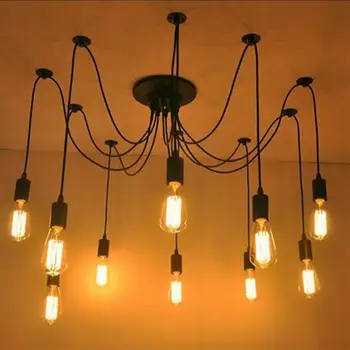 Spider Chandelier Retro C Chandelier Office Bedroom Study Durable Sturdy Decoration Restaurant Kitchen Living Room Home
Spider Chandelier Retro C Chandelier Office Bedroom Study Durable Sturdy Decoration Restaurant Kitchen Living Room Home