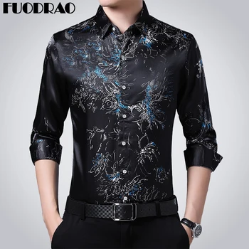Brand Men Shirt Spring Long Sleeve Casual Shirt Male Slim Fit Print Dress Shirts Streetwear Chemise Homme E070
Brand Men Shirt Spring Long Sleeve Casual Shirt Male Slim Fit Print Dress Shirts Streetwear Chemise Homme E070