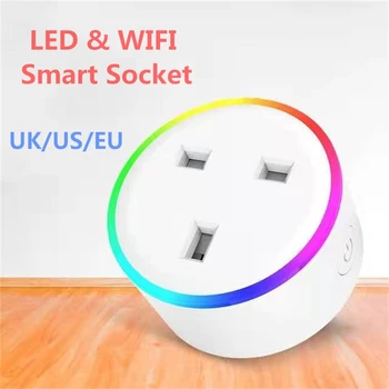 LED Intelligent WIFI Socket Voice Remote Control Smart Home Support Timer Switch,APP Control,Eight Kinds of Lighting Adjustment
LED Intelligent WIFI Socket Voice Remote Control Smart Home Support Timer Switch,APP Control,Eight Kinds of Lighting Adjustment