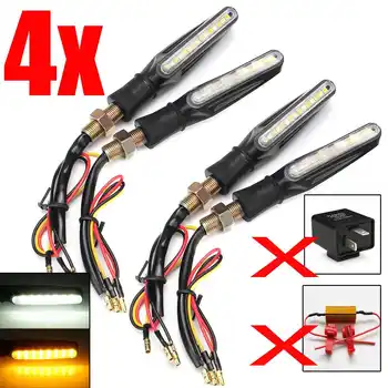 4x Motorcycle DRL Daytime Running Light Turn Signal Indicator Lamp 12V Motorbike Dual Color LED DRL Flowing Sequential Lights
4x Motorcycle DRL Daytime Running Light Turn Signal Indicator Lamp 12V Motorbike Dual Color LED DRL Flowing Sequential Lights