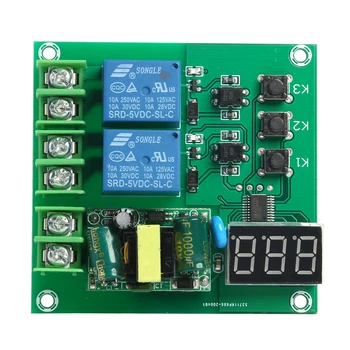 220V 2-Channel Output Relay Control Module Programmable Delay Time Switch Controller Board
220V 2-Channel Output Relay Control Module Programmable Delay Time Switch Controller Board