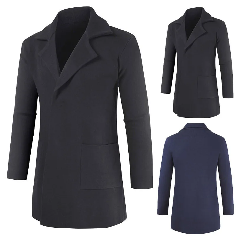 2020 Autumn And Winter New Style Suit Men Mid-length Cardigan Suit Collar Trench Coat Suit Jacket
2020 Autumn And Winter New Style Suit Men Mid-length Cardigan Suit Collar Trench Coat Suit Jacket