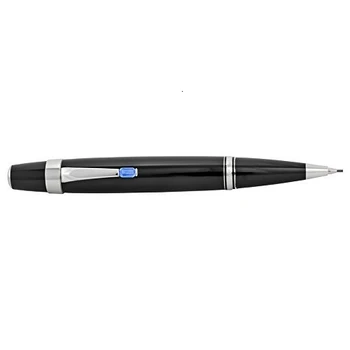 Montblanc Boheme Bleu 0.9mm Mechanical Pencil, Black with Platinum Trim and Synthetic Blue Sapphire Stone 5797 by Montblanc
Montblanc Boheme Bleu 0.9mm Mechanical Pencil, Black with Platinum Trim and Synthetic Blue Sapphire Stone 5797 by Montblanc
