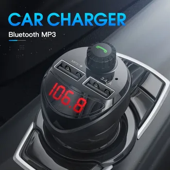 Car Charger FM Transmitter Bluetooth Car Audio MP3 Player TF Cards Car Kit 3.4A Dual USB Car Phone Fast Charger For Xiaomi
Car Charger FM Transmitter Bluetooth Car Audio MP3 Player TF Cards Car Kit 3.4A Dual USB Car Phone Fast Charger For Xiaomi