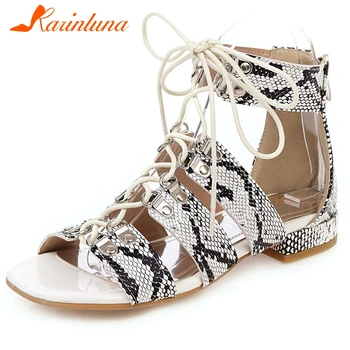 Karinluna New Arrivals 2020 Peep Toe Gladiator Sandals Woman Shoes Chunky Heels Lace-Up Mixed Colors Fashion Shoes Women Sandals
Karinluna New Arrivals 2020 Peep Toe Gladiator Sandals Woman Shoes Chunky Heels Lace-Up Mixed Colors Fashion Shoes Women Sandals