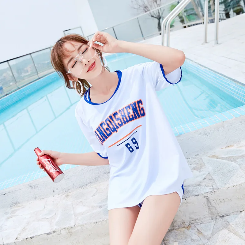2019 Korean-style New Style Sports Two-piece Swimsuits Student Three-piece Set High-waisted Belly Covering Slim Fit Slimming GIR
2019 Korean-style New Style Sports Two-piece Swimsuits Student Three-piece Set High-waisted Belly Covering Slim Fit Slimming GIR