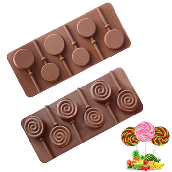 5/6 Holes Lollipop Silicone Mold Reusable Food Grade Silicone Baking Mold Chocolate Candy Cake DIY Baking Mould Bakeware Tools 
5/6 Holes Lollipop Silicone Mold Reusable Food Grade Silicone Baking Mold Chocolate Candy Cake DIY Baking Mould Bakeware Tools