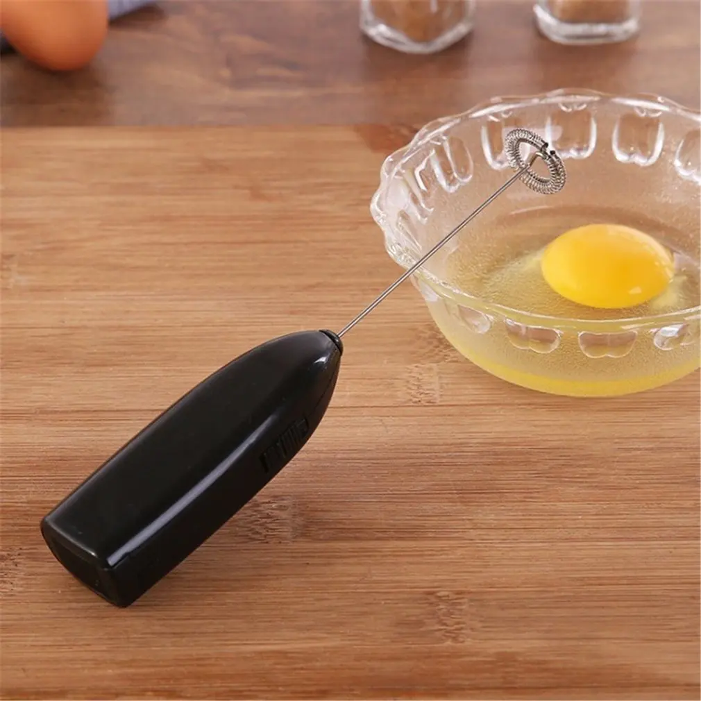 Milk Drink Coffee Whisk Mixer Electric Egg Beater Frother Foamer Mini Handle Stirrer Practical Kitchen Cooking Tool | Бытовая техника