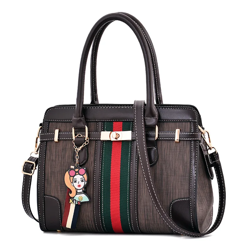 Europe And America Retro WOMEN'S Bag Versatile Portable Shoulder Bag Contrast Color Fashion Webbing WOMEN'S Bag Handbag
Europe And America Retro WOMEN'S Bag Versatile Portable Shoulder Bag Contrast Color Fashion Webbing WOMEN'S Bag Handbag