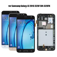 Ensemble écran tactile LCD de remplacement, avec outil, pour Samsung Galaxy J3 2016 J320F=