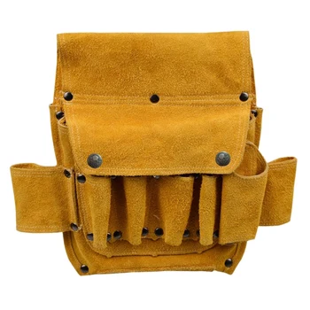 Leather Tool Pouch Home Decoration Electric Woodworking Hardware Tool Waist Bag Thickened Wear Resistant Cowhide Electrical Bag
Leather Tool Pouch Home Decoration Electric Woodworking Hardware Tool Waist Bag Thickened Wear Resistant Cowhide Electrical Bag