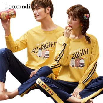 New Cartoon Animal Long Sleeve Cute Pajamas Couple Pajamas Suit Spring And Autumn Women Pajamas Suit Casual Home Service
New Cartoon Animal Long Sleeve Cute Pajamas Couple Pajamas Suit Spring And Autumn Women Pajamas Suit Casual Home Service