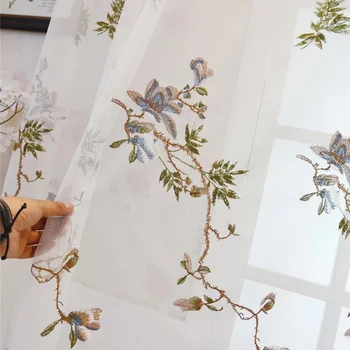 Floral Curtain Lace Leaves Design for Living Room Embroidery Voile Sheer Fabric Window Curtain Drape Cortinas M171#30
Floral Curtain Lace Leaves Design for Living Room Embroidery Voile Sheer Fabric Window Curtain Drape Cortinas M171#30