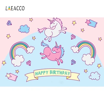 Laeacco Unicorn Rainbow Clouds Stars Diamonds Photography Backdrops Baby Birthday Photo Backgrounds Children Newborn Photozone
Laeacco Unicorn Rainbow Clouds Stars Diamonds Photography Backdrops Baby Birthday Photo Backgrounds Children Newborn Photozone