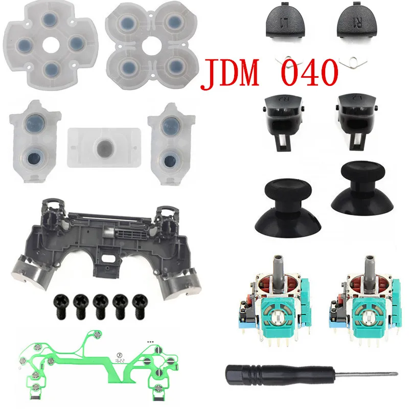 

Repair Kits For PlayStation 4 PS4 PRO Slim Controller L1R1L2R2 Trigger Buttons Analog Stick Conductive Rubber Inner Key Holder