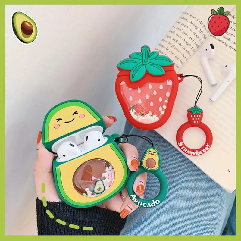 For AirPods Case 3D Cute Fruit Strawberry Pineapple Avocado Earphone Cases For Apple Airpods 2 Protect Cover With Pendant
For AirPods Case 3D Cute Fruit Strawberry Pineapple Avocado Earphone Cases For Apple Airpods 2 Protect Cover With Pendant