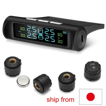 Solar Power USB TPMS Car Tire Pressure Monitoring System LCD Display with 4 External Sensors SUV Temperature Warning Alarm
Solar Power USB TPMS Car Tire Pressure Monitoring System LCD Display with 4 External Sensors SUV Temperature Warning Alarm