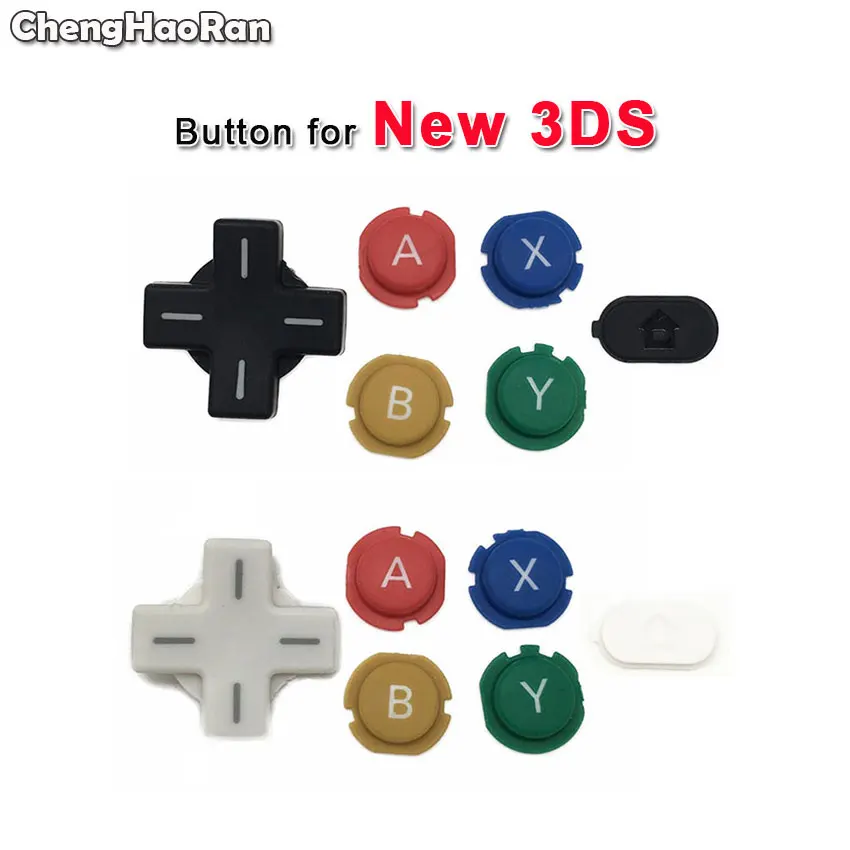 ChengHaoRan ABXY Home Button For Nintendo New 3DS Replacement White Black Keys Buttons D Pad Fit Handheld Console
ChengHaoRan ABXY Home Button For Nintendo New 3DS Replacement White Black Keys Buttons D Pad Fit Handheld Console