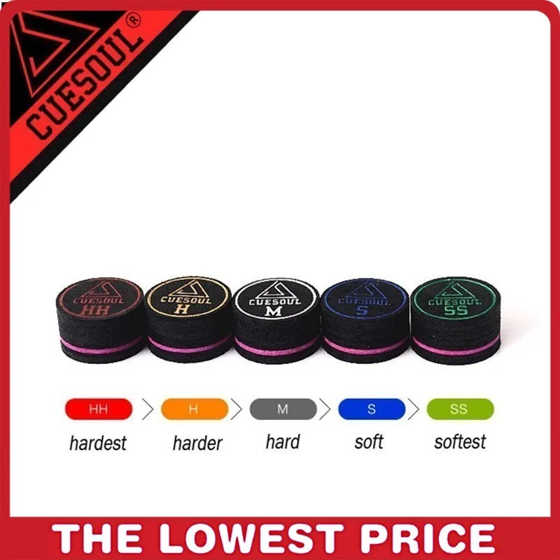 2019 CUESOUL Pool Cue Tips For Snooker 14mm Diameter SS S M H HH 8 Layer Baked Pig Leather Billiard Accessories
2019 CUESOUL Pool Cue Tips For Snooker 14mm Diameter SS S M H HH 8 Layer Baked Pig Leather Billiard Accessories