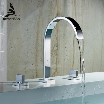 Basin Faucets Brass Polished Chrome Deck Mounted Square Bathroom Sink Faucets 3 Hole Double Handle Hot And Cold Water Tap LT-109
Basin Faucets Brass Polished Chrome Deck Mounted Square Bathroom Sink Faucets 3 Hole Double Handle Hot And Cold Water Tap LT-109