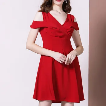 HT6125 Elegant Mini Cocktail Dresses Sleeveless Solid Color High End Women Party Dress Vestito Cerimonia Donna
HT6125 Elegant Mini Cocktail Dresses Sleeveless Solid Color High End Women Party Dress Vestito Cerimonia Donna