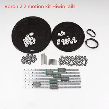 Blurolls Voron 2.2 3d printer Corexy motion full parts Hiwin rails Gates GT2 LL-2GT Belt 2GT 16/20T pulley 110/188 Shaft bearing
Blurolls Voron 2.2 3d printer Corexy motion full parts Hiwin rails Gates GT2 LL-2GT Belt 2GT 16/20T pulley 110/188 Shaft bearing