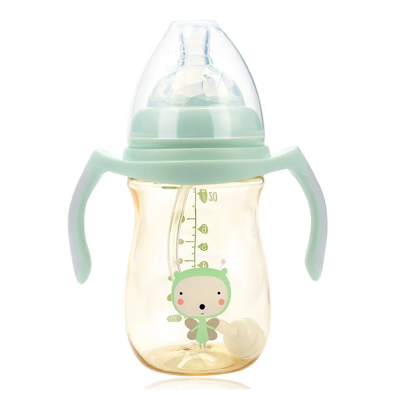 Mermaid Princess Creative Infant Wide Mouth Handle PPSU Milk Bottle 210ml Shatter-resistant Soother Mom And Baby
Mermaid Princess Creative Infant Wide Mouth Handle PPSU Milk Bottle 210ml Shatter-resistant Soother Mom And Baby